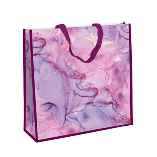 Picture of PINK MARBLE JUMBO WOVEN BAG 45 x 45x 20CM